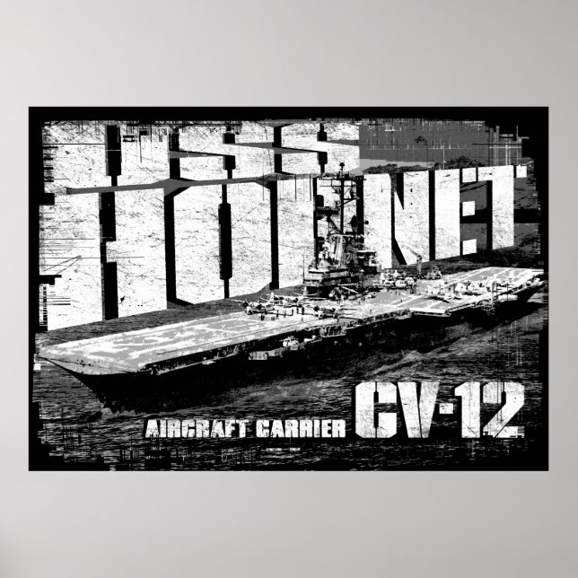 Aircraft carrier Hornet Poster (Front)