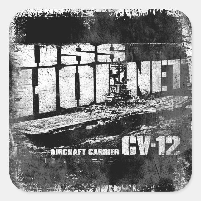Aircraft carrier Hornet Sticker (Front)