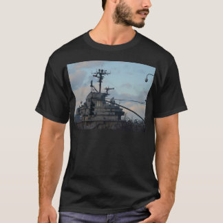 Aircraft Carrier In New York T-Shirt