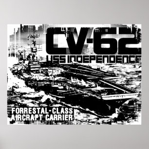Aircraft carrier Independence Print