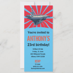 Aircraft Carrier Invitation
