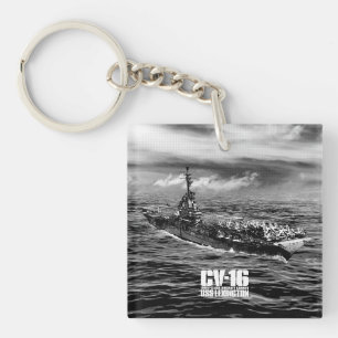 Aircraft carrier Lexington Aif keychain