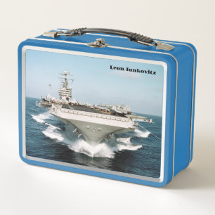 Aircraft Carrier Metal Lunch Box