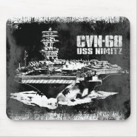 Aircraft carrier Nimitz Mousepad
