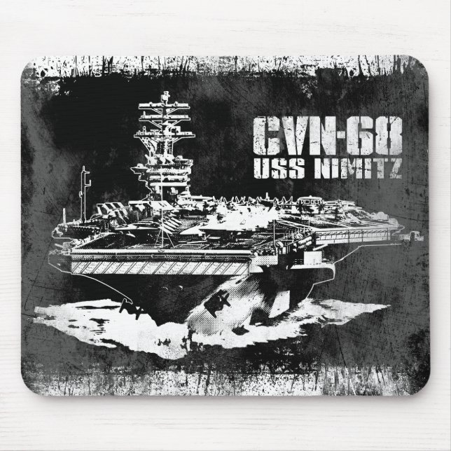 Aircraft carrier Nimitz Mousepad (Front)