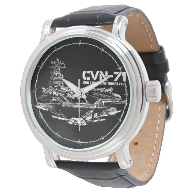 Aircraft carrier Theodore Roosevelt Ewatch watch (Angled)