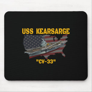 Aircraft Carrier Uss Kearsarge Cv-33 Veteran Day F Mouse Mat