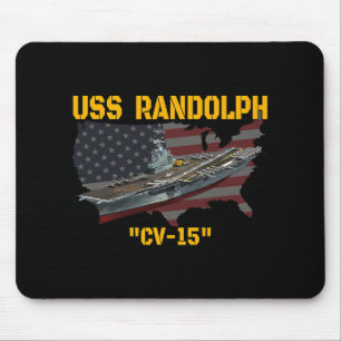 Aircraft Carrier Uss Randolph Cv-15 Veterans Day F Mouse Mat