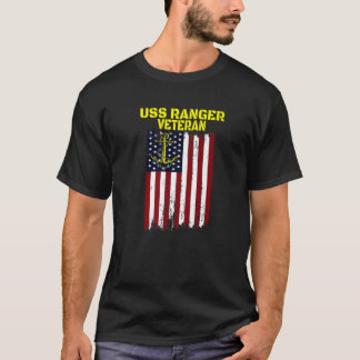 Aircraft Carrier USS Ranger CV-61 CVA-61 Veteran's T-Shirt