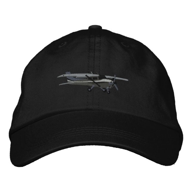 Aircraft Classic Cessna Custom Embroidered Embroidered Hat (Front)