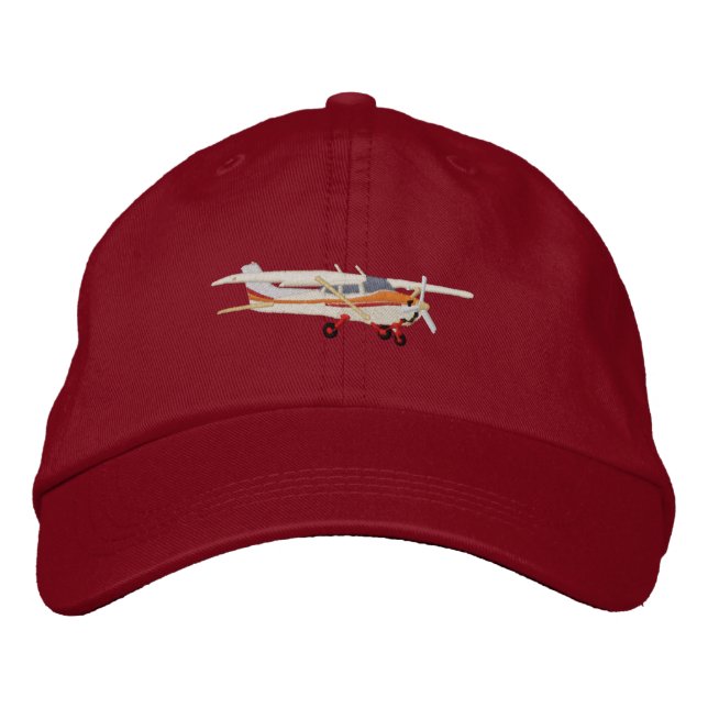 Aircraft Classic Cessna Custom Embroidered Hat (Front)