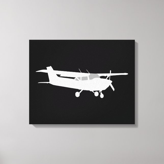 Aircraft Classic Cessna Silhouette Flying Decor (Front)