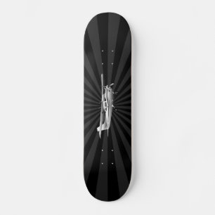 Aircraft Classic Cessna Silhouette Sunburst Skateboard