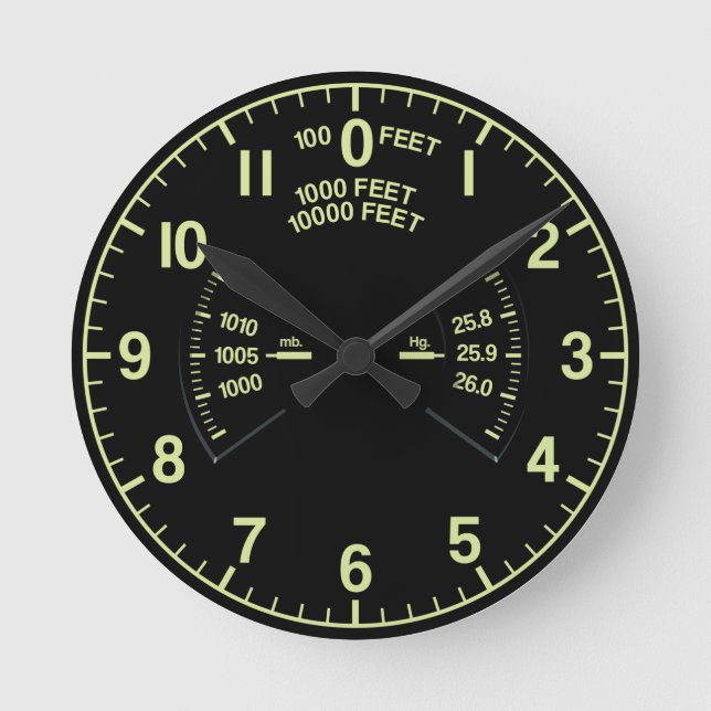 Aircraft clock (Front)