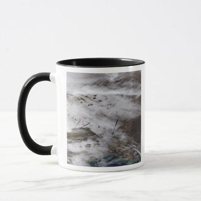 Aircraft dissipation trails mug (Left)