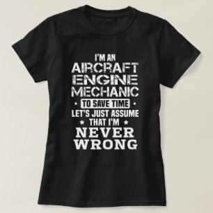 Aircraft Engine Mechanic T-Shirt