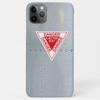 Aircraft fuselage (Danger Ejection seat) iPhone 11 Pro Max Case