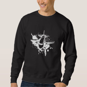 Aircraft Graffiti Aviation Sweatshirt