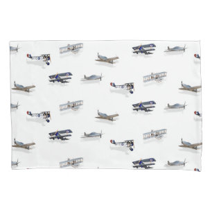 Aircraft in Flight Pillowcase