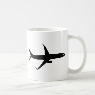 Aircraft Jetliner Shadow Flight Customise Colour Coffee Mug
