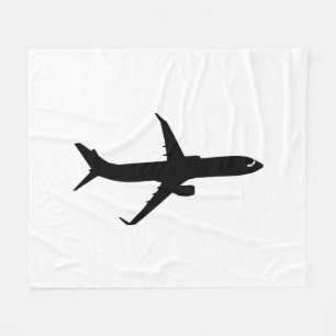 Aircraft Jetliner Shadow Flight Customise Colour Fleece Blanket