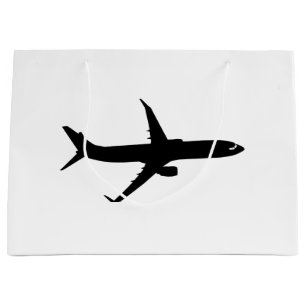 Aircraft Jetliner Shadow Flight Customise Colour Large Gift Bag