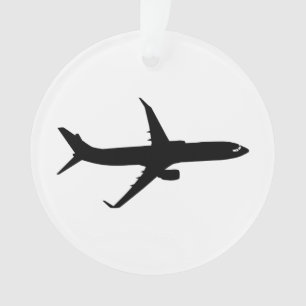 Aircraft Jetliner Shadow Flight Customise Colour Ornament