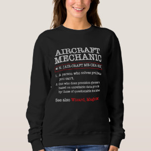 Aircraft Mechanic Aeroplane Maintenance Aviation Sweatshirt