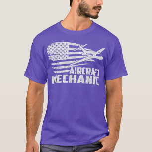 Aircraft Mechanic Aviation Airplane Maintenance E T-Shirt
