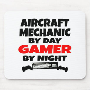 Aircraft Mechanic Gamer Mouse Mat