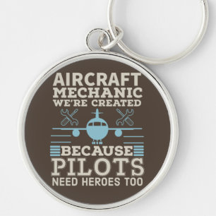 Aircraft Mechanic Key Ring