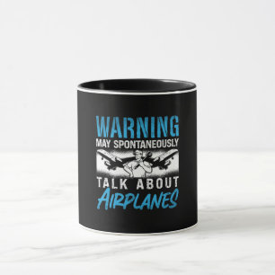 Aircraft Mechanic Warning May Fix Plane Aviation Mug