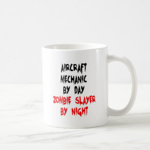 Aircraft Mechanic Zombie Slayer Coffee Mug