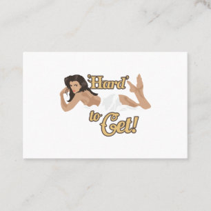 Aircraft Nose Art Hard To Get Gift Idea Business Card