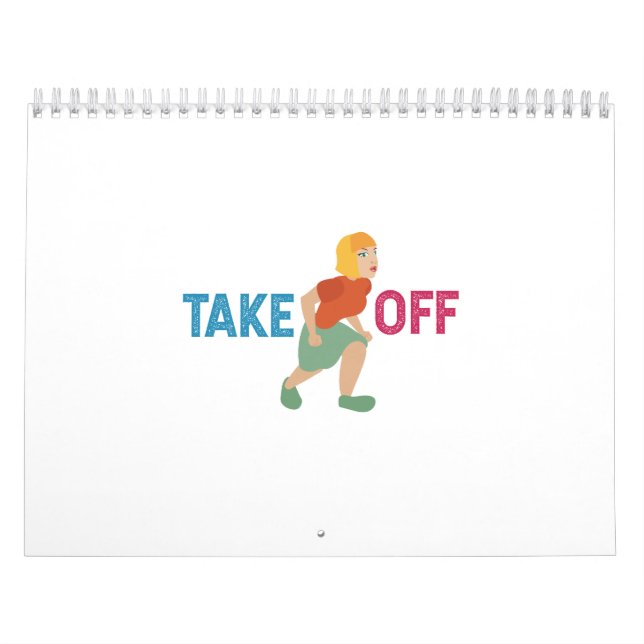 Aircraft Nose Art Take Off Lady Pin-Up Girl Gift Calendar (Cover)