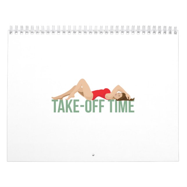 Aircraft Nose Art Take Off Time Pin-Up Girl Gift Calendar (Cover)