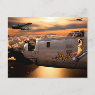 Aircraft Nose Cone Art Postcard