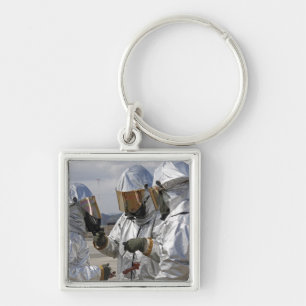 Aircraft Rescue Firefighter Marines Key Ring