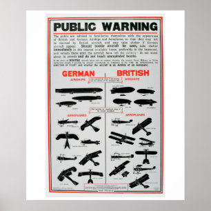 Aircraft Silhouette Recognition_Propaganda Poster