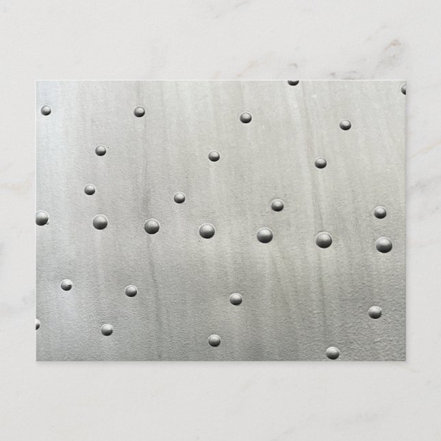 Aircraft Skin Aluminium Detail Holiday Postcard (Front)