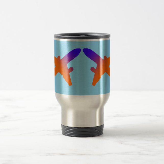 Aircrafts Take Off Travel Mug (Center)