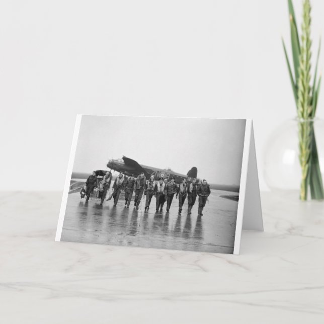 Aircrew 106 Lancaster Bomber RAF Card (Front)