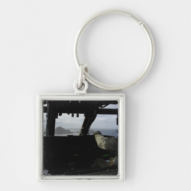Aircrews approach Farallon Island Key Ring (Front)