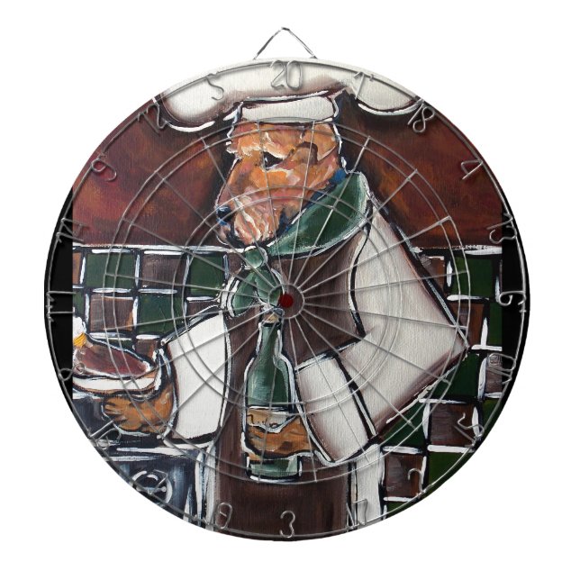 Airedale Chef Dartboard (Front)