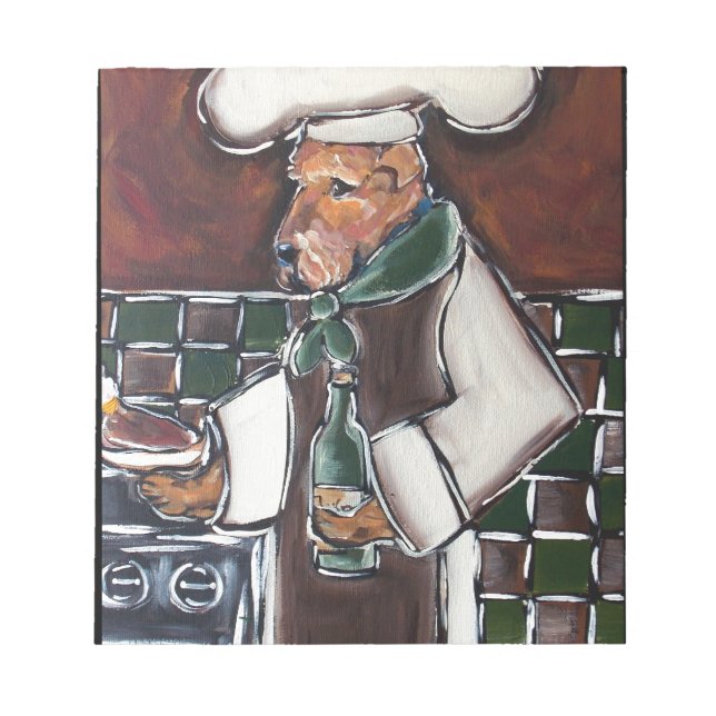 Airedale Chef Notepad (Front)