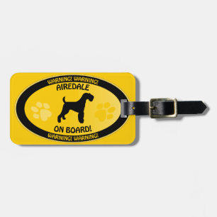 Airedale Crossing [Xing] Luggage Tag