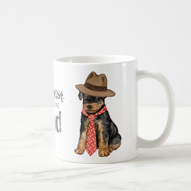 Airedale Dad Coffee Mug (Right)