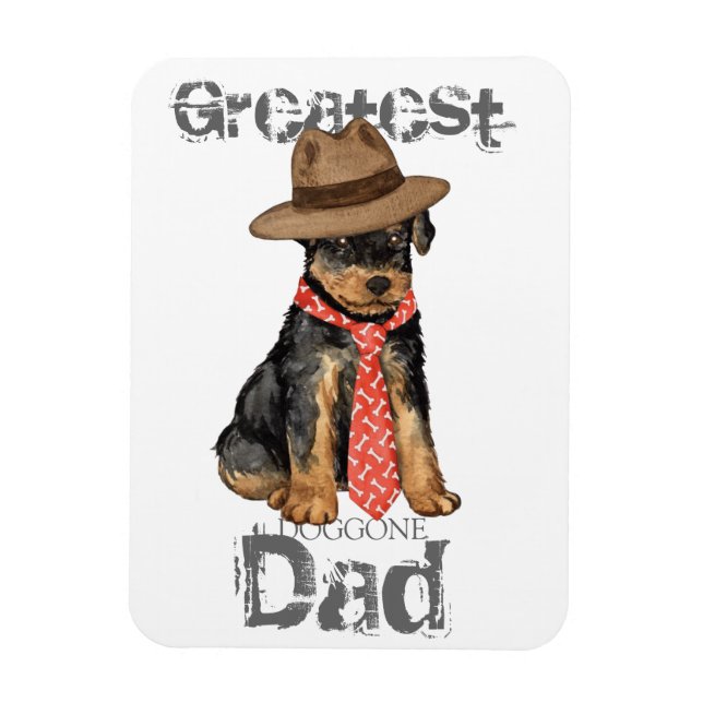 Airedale Dad Magnet (Vertical)