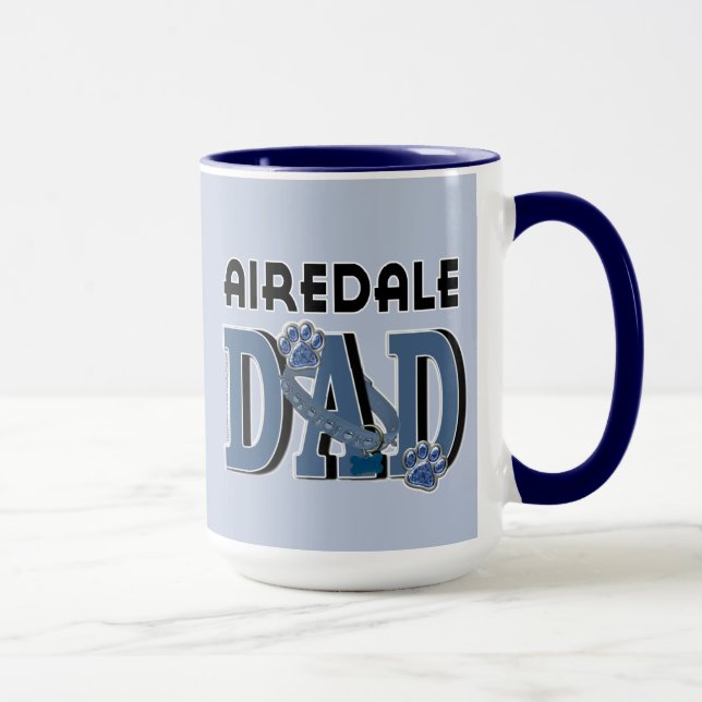 Airedale DAD Mug (Right)