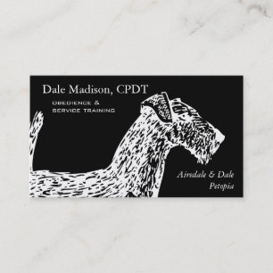 Airedale Dog Business Card